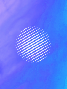 Watercolor Gradient Striped Circle